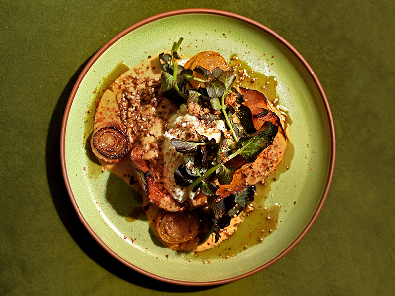 Pietrmala's food on a plate
